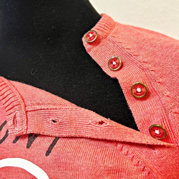 Volcom Stone NO REGRETS RAGLAN Graphic Sweater Limited Edition Pull-On Top Rare - Picture 10 of 13